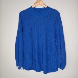 Old Navy Knit Pullover Long Sleeve Crewneck Sweater in Royal Blue Size XL